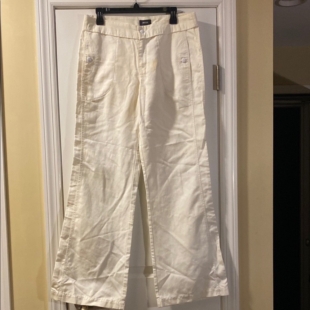 Wide Leg Cotton Linen Jeans Never Used